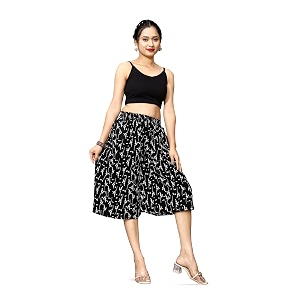 Viscose Rayon Flared Printed Plazzo Palazzo Pants