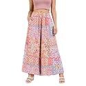 Viscose Rayon Flared Printed Plazzo Palazzo Pants