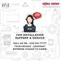 VISE (by Vijay Sales 80 cm (32 inches) HD Ready QLED TV with Audio and Built in Wi-Fi VS32QWA2B (2023 Model Edition)