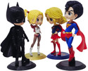 Vishmita Collectible Figurine Set, Superhero Action Figures, 4 Piece Collection