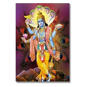 vishu ji  hindu god posters for wall  a3 and a4 sizes  400 gsm paper  gloss lamination  premium packaging large a3 vishnu ji 4