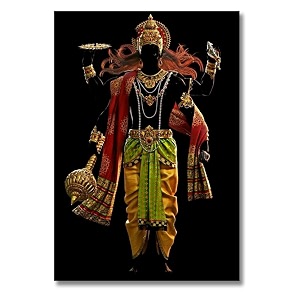 vishu ji  hindu god posters for wall  a3 and a4 sizes  400 gsm paper  gloss lamination  premium packaging medium a4 vishnu ji 9