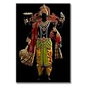 Vishu Ji | Hindu God Posters for Wall | A3 and A4 sizes | 400 GSM Paper | Gloss Lamination | Premium Packaging (Large A3, Vishnu Ji 9)