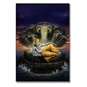 Vishu Ji | Hindu God Posters for Wall | A3 and A4 sizes | 400 GSM Paper | Gloss Lamination | Premium Packaging (Large A3, Vishnu Ji 13)