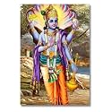 Vishu Ji | Hindu God Posters for Wall | A3 and A4 sizes | 400 GSM Paper | Gloss Lamination | Premium Packaging (Medium A4, Vishnu Ji 5)