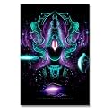 Vishu Ji | Hindu God Posters for Wall | A3 and A4 sizes | 400 GSM Paper | Gloss Lamination | Premium Packaging (Medium A4, Vishnu Ji 11)