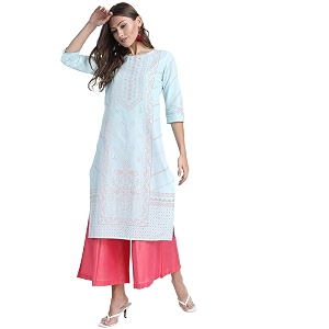Vishudh Womens Kurta Comfortable Ethnic Wear