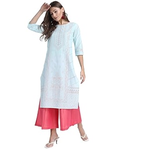 Vishudh Womens Kurta Comfortable Ethnic Wear