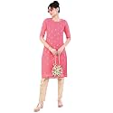 Vishudh Women39s Kurta Comfortable Ethnic Wear