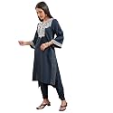 Vishudh Women39s Kurta Comfortable Ethnic Wear