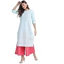 Vishudh Women39s Kurta Comfortable Ethnic Wear