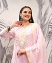 Vishudh Women Kurta Sharara Attached Dupatta Set