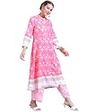 Vishudh Women ROUND NECK ETHNIC SET VNK3003004