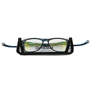 optimax anti glare blue cut magnetic reading glasses with neck band for men women blue 100