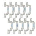 Visko Tools 1002 Series 150 Mm C Section Handles (Silver, 10 Piece)