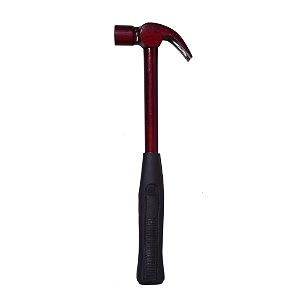 visko 729 curved claw hammer  035 kg  heat treatment drop-forged hammerhead for pulling nails  demolition work  splitting wood  multicolor 