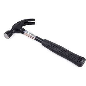 visko 733 curved claw hammer  075 kg  heat treatment drop-forged hammerhead for pulling nails  demolition work  splitting wood  multicolor 