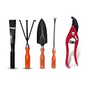 Visko Tools Garden Tools Set, 659 Gardening Hand Tool Kit 5 Pieces for Home Gardening