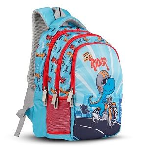 vismiintrend school bags for kids boys and girls  16-inch  22 l  tuition bag  branded  water resistant  birthday gift for kids  name customized  dinosaur