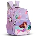 VISMIINTREND School Bag for Kid Girl | Baby Preschool Bags | Small | Cute | 2-5 Years Old | Casual/Picnic/Travel |13", 15 L, Birthday Gift for Kids | Customized | Water Resistant (Mermaid)