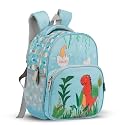 VISMIINTREND Dinosaur Print School Bag for Boy | Baby Bags for Kids | Preschool Backpack | Small Cute Bags for 2-5 year old, Casual, Picnic, Travel, 13", 15 L, Birthday Gift for Kid | Customized