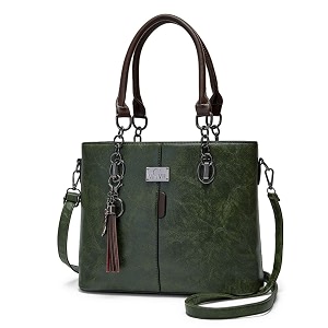 VISMIINTREND Stylish Vegan Leather Shoulder Handbag Crossbody