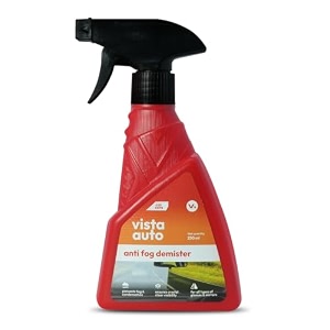 vista auto anti fog demister spray for car windshield amp windows  ammonia-free prevents fogging amp mist crystal clear visibility for rain snow amp winter driving  250 ml