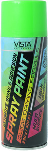 vista auto care diy acrylic spray paint fluorescent green fluorescent green spray paint 400 ml pack of 1
