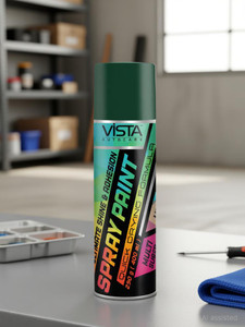vista auto care dark green spray paint 400 ml pack of 1