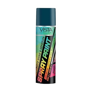 vista auto care spray paint 400 ml 290 g quick drying with gloss finish for metal wood walls  diy acrylic spray paint shifeng blue