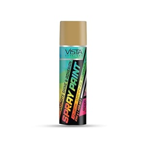 resil vista auto care spray paint 400 ml 290 g quick drying with gloss finish for metal wood walls  diy acrylic spray paint gold