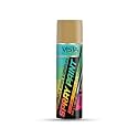 RESIL VISTA Auto Care Spray Paint 400 Ml (290 G) Quick Drying With Gloss Finish For Metal, Wood, Walls | DIY Acrylic Spray Paint (Gold)