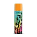 Vista Auto Care Spray Paint 400 ml (290 g) Quick Drying with Gloss finish for Metal, Wood, Walls | DIY Acrylic Spray Paint (Lemon Yellow)