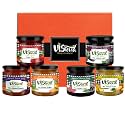 VISTEVIA Gift Hamper of Sugar Free Jam, Diabetic &amp; Keto Friendly – Sweetened Naturally with Stevia, More Than 60% Fruit Content, Delicious Taste (Pack of 6 x 45g)