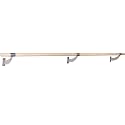 VITA Barre Wall-Mounted Single Ballet Barre, Classic WB15, Wood | Fixed Height, Made in USA, Home, Studio or Gym Exercise Equipment for Kids & Adults | Dance, Fitness, Pilates
