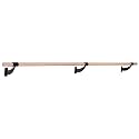 VITA Barre Wall-Mounted Single Ballet Barre, Classic WB15, Wood | Fixed Height, Made in USA, Home, Studio or Gym Exercise Equipment for Kids &amp; Adults | Dance, Fitness, Pilates