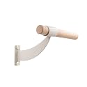 VITA Barre Wall-Mounted Single Ballet Barre, Classic WB15, Wood | Fixed Height, Made in USA, Home, Studio or Gym Exercise Equipment for Kids & Adults | Dance, Fitness, Pilates
