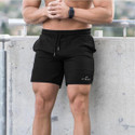 Vitaan Printed Men Black Sports Shorts