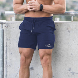 Vitaan Printed Men Blue Sports Shorts