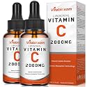 Vitablosom Liposomal Vitamin C 2000mg Liquid for Adults, High Absorption VIT C, Maximize Vitamin C, Immune System & Antioxidant Support, 60ML (2 Bottle)