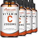 Vitablosom Liposomal Vitamin C 2000mg Liquid for Adults, High Absorption VIT C, Maximize Vitamin C, Immune System &amp; Antioxidant Support, 60ML (4 Bottle)