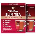 VitaCup Slim Instant Tea Packets For Diet Support, 48ct