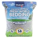 Vitakraft Fresh World Ultra Strength Paper Bedding & Litter for Small Animals, 2130 Cubic inches (35 L), Gray