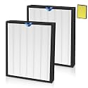Vital 200S Replacement Filter Compatible with LEVOIT Vital 200S Vital 200S-P, H13 True HEPA and Activated Carbon 3-in-1 Filter, LRF-V201-WUS, 2 Pack, White