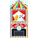 VitalCozy Doorway Puppet Theater 2 Adjustable Rods Foldable, Circus Style