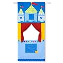 VitalCozy Doorway Puppet Theater 2 Adjustable Rods Foldable, Castle Style