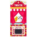VitalCozy Doorway Puppet Theater 2 Adjustable Rods Foldable, Theater Style