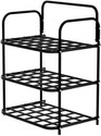 VITALFORCE Can Kitchen Rack Metal with Plastic