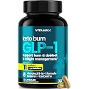 Vitamax GLP-1 Support Supplement for Weight Loss & Fat Burner for Women & Men – Ketone Metabolism Support with BHB Ketones, ACV, Berberine, Polyphenols & Prebiotics for Appetite, Digestion & Cravings