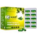 Vitamin E 400 mg Softgel Capsules | Natural Vitamin E Supplement for Skin, Hair & Immunity Support | Antioxidant Formula (1, 150)